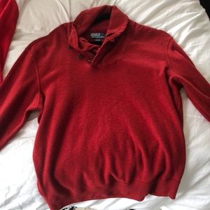 Ralph Lauren Pullover men’s Large - red